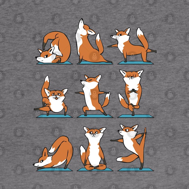 Fox Yoga by huebucket